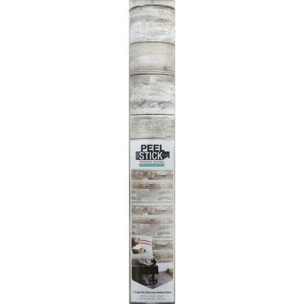 Distressed Wood Peel and Stick Wall Decor Wallpaper