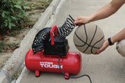 3 Gallon Oil Free Portable Air Compressor, Red