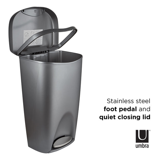 13 Gallon (50L) Trash Can with Lid