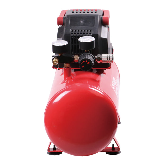 3 Gallon Oil Free Portable Air Compressor, Red
