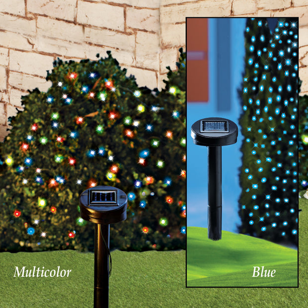 Festive Outdoor String Lights, Solar Powered, 60 Lights