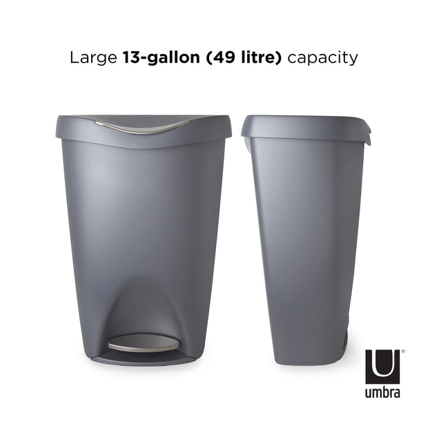 13 Gallon (50L) Trash Can with Lid
