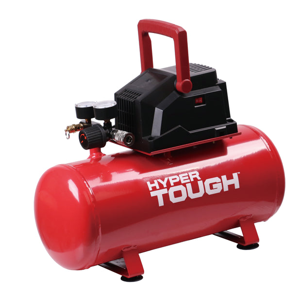 3 Gallon Oil Free Portable Air Compressor, Red