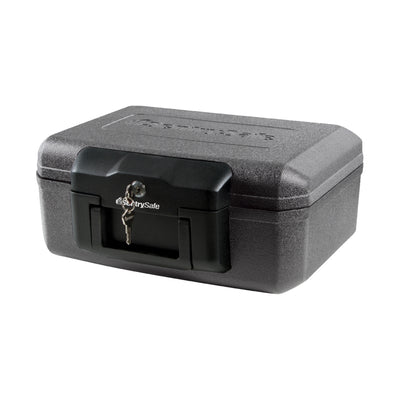 Fire-Resistant Box with Key Lock 0.18 cu. ft.