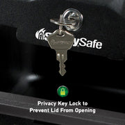 Fire-Resistant Box with Key Lock 0.18 cu. ft.
